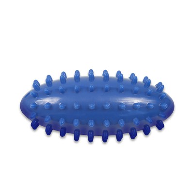 Masážní ježek - vajíčko 12,5 x 4,5 cm - modré